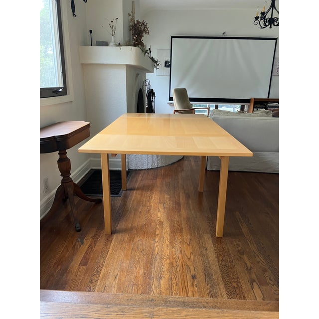 FM Mobler 1950s Danish Modern Extension Leaf Dining Table by Møbler For Sale - Image 4 of 12