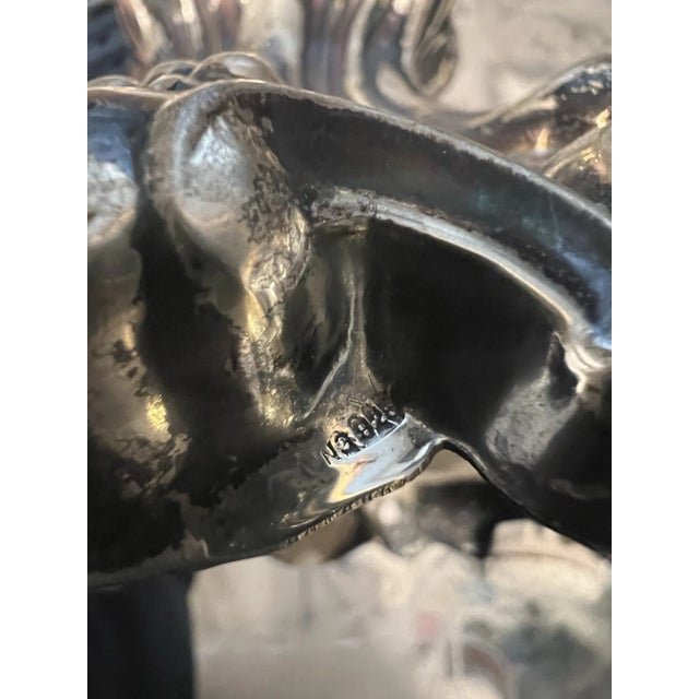 Gray Liberace Collection Sterling Silver 22.5" Candelabra With Christie's Provenance For Sale - Image 8 of 18