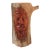 Vintage Hand Carved Wood Face Sculpture For Sale