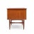 Mid 20th Century Maurice Villency Style Mid Century Teak Desk With Bookcase Front For Sale - Image 5 of 10