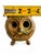 1960s Mid 20th Century Japanese Organic Modern Hand-Cast Iron Owl Candle Lantern For Sale - Image 5 of 6