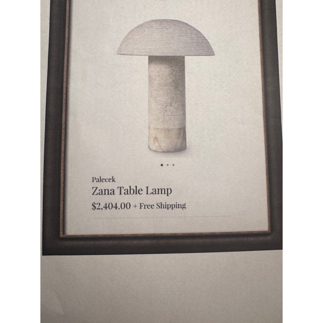 Palecek Zana Table Lamp For Sale - Image 14 of 17