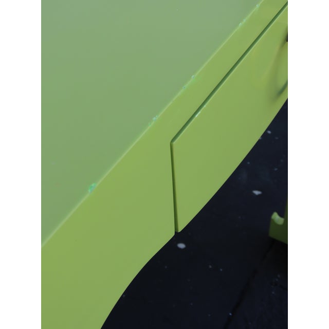 Bungalow 5 Villa and House Jordan Collection Painted Green Writing Desk 6920 For Sale - Image 17 of 18