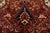 Red Heriz Rug 8’4” X 12′ Red Wool Vintage Tribal Hand-Knotted Oriental Carpet For Sale - Image 8 of 15