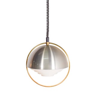 Mid-Century Space Age Pendant Light, Denmark, 1970s For Sale