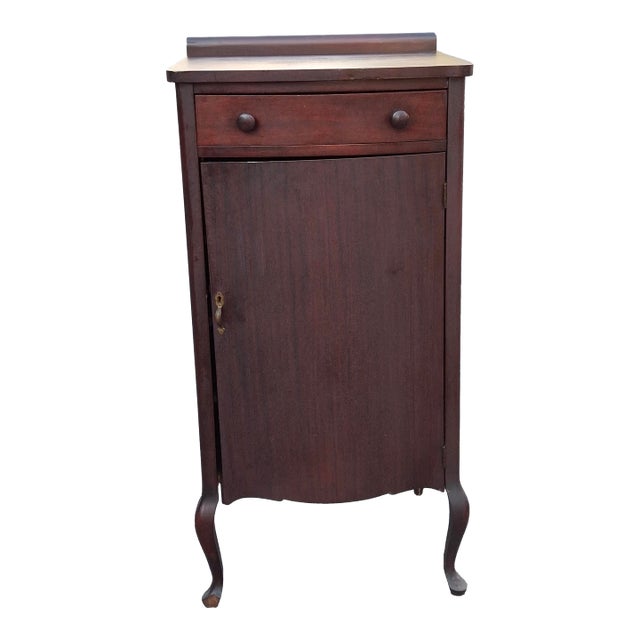 Victorian Solid Mahogany Sheet Music Cabinet, Circa 1880s For Sale