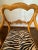 Wood Antique Karl Johan Biedermeier Style Tiger Print Arm Chairs - A Pair For Sale - Image 7 of 12