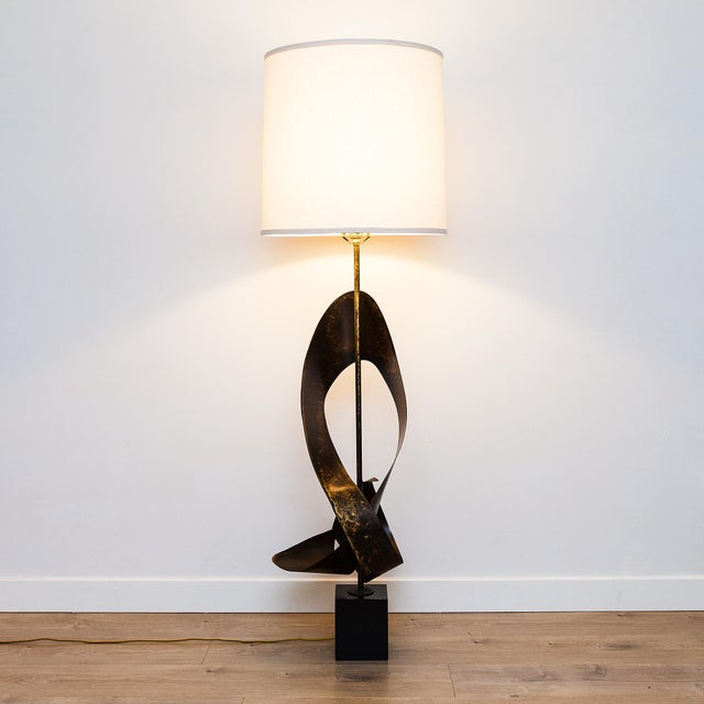 Vintage Mid Century Ribbon Floor Lamp by Laurel Lamp Co. For Sale - Image 12 of 12