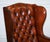 Chesterfield Flat Arm Wingback Armchairs from William Morris, Set of 2 For Sale - Image 4 of 17