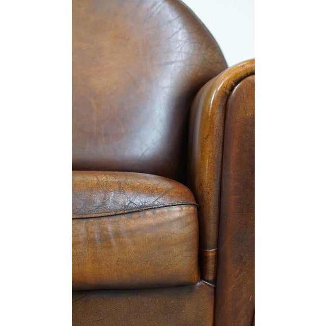 Armchair in Sheep Leather For Sale - Image 11 of 15