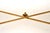 Vintage French Brass and Marble Coffee Table, 1960 For Sale - Image 10 of 11