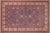 Shabby Chic Tribal Super Kazak Blue/Beige Wool Rug - 9'0'' X 12'1'' For Sale - Image 10 of 10