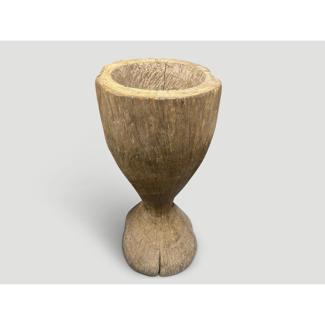 Contemporary Antique Sculptural Vessel curated by Andrianna Shamaris For Sale - Image 3 of 6