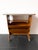 Black Mid-Century Modern Bar Cart with Marble-Effect Top, 1950s For Sale - Image 8 of 14