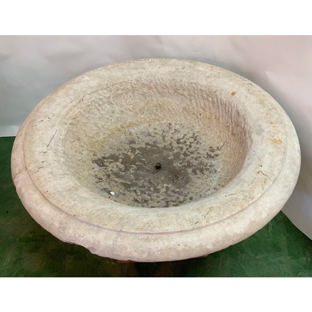 Grand Scale Hand Carved Marble Urns - a Pair For Sale - Image 12 of 13