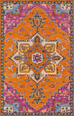 Ibiza Orange Hand Tufted Area Rug 2' X 3'