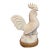 Vintage Mid-Century French Porcelain Rooster Table Lamp For Sale