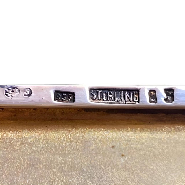 1920s Art Deco Silver and Guilloche Enamel Cigarette Case For Sale - Image 5 of 12