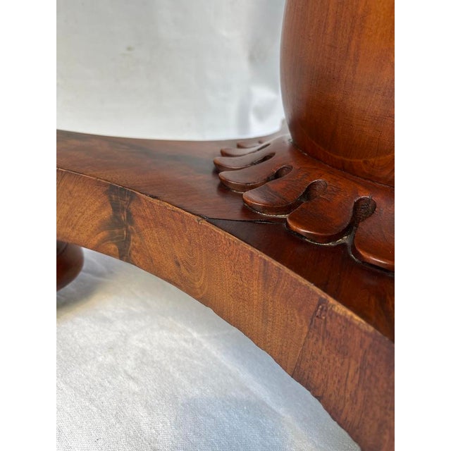 Antique Cherry Pedestal Table For Sale - Image 13 of 17