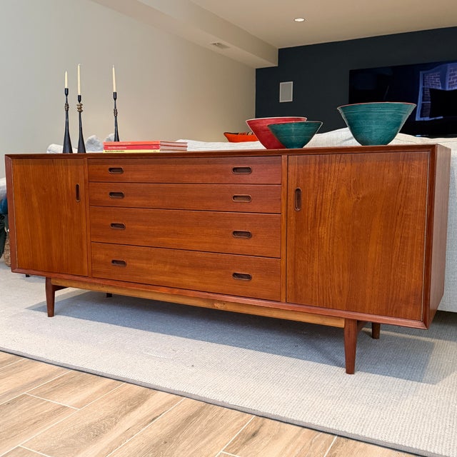 Arne Vodder for Sibast Teak Sideboard, 1960s For Sale - Image 9 of 13