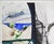 1989 Surreal Female Nude Flowers and Ocean Watercolor Painting For Sale - Image 4 of 7