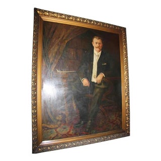 Painting of a Nobleman, 1920s, Oil on Canvas, Framed For Sale