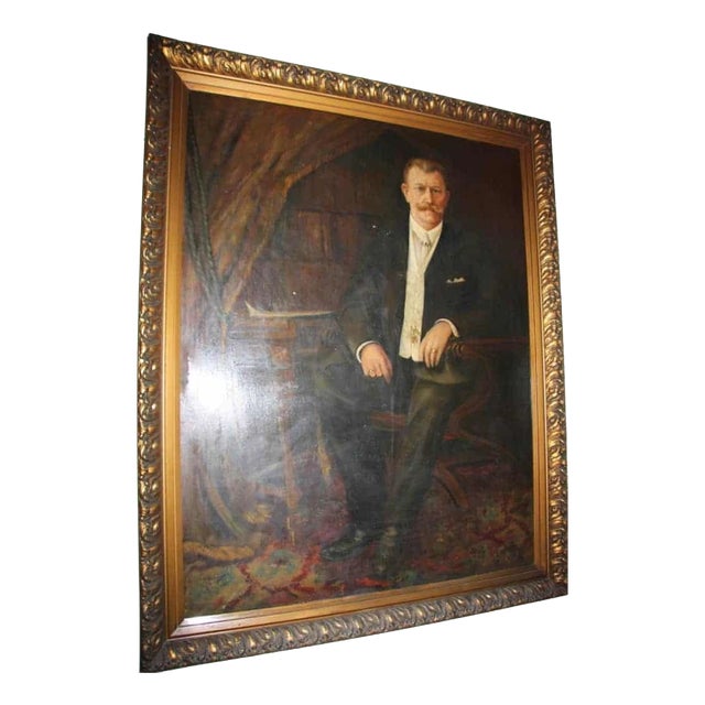 Painting of a Nobleman, 1920s, Oil on Canvas, Framed For Sale