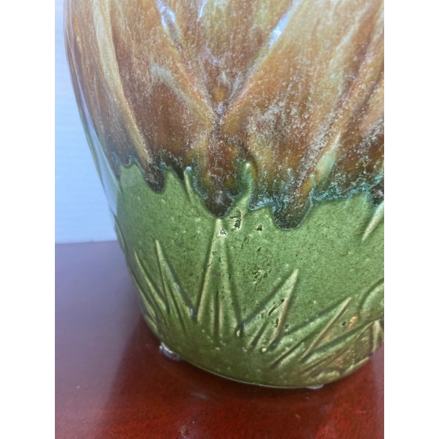 Robinson Ransbottom Pottery Co. Robinson Ransbottom Cachepot in the Sun and Moon Pattern For Sale - Image 4 of 7