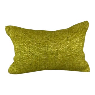 16 x 24 Hemp Pillow Turkish Cushion Natural Green Pillow Cushion Cover For Sale