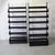 Metal Industrial Metal Shelving Unit Congress Model in Black Lacquered Metal Frame from Lips Vago, Set of 2 For Sale - Image 7 of 8