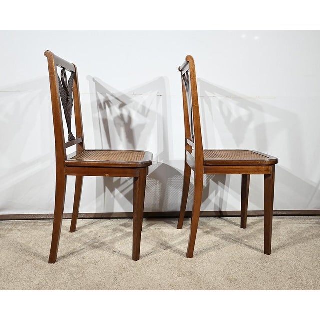 Set of Antique Mahogany Chairs For Sale - Image 4 of 18