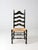 Late 20th Century Vintage Hitchcock Style Ladder Back Chair With Rush Seat For Sale - Image 5 of 15