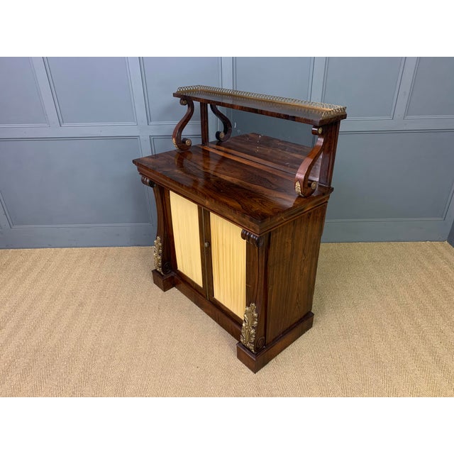 Antique Regency Rosewood Chiffonier, 1820 For Sale - Image 17 of 18