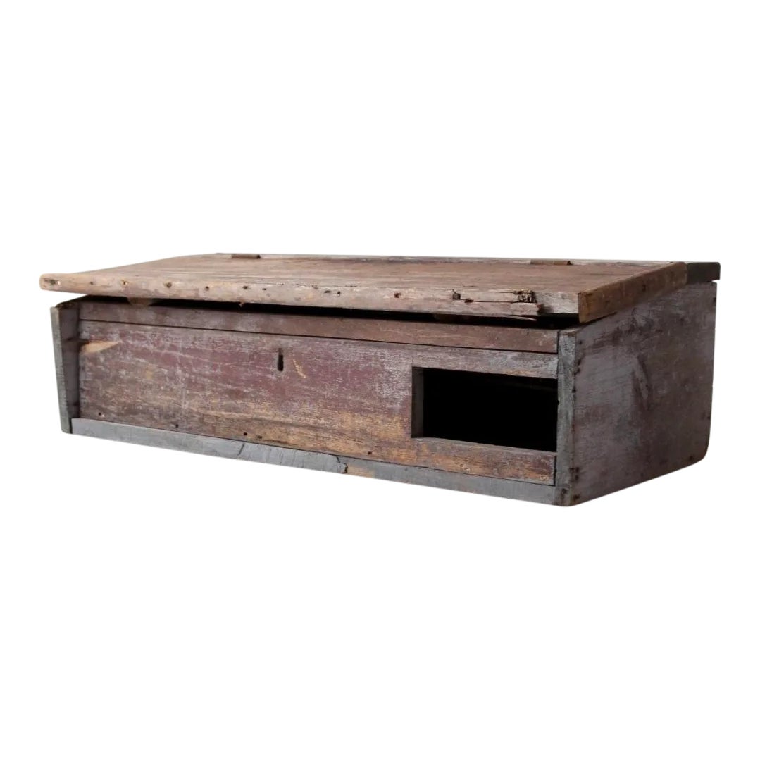 Antique Primitive Tabletop Secretary Cabinet | Chairish