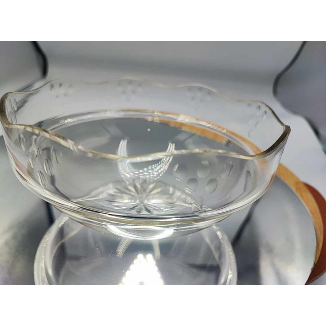 Art Deco Glass Plate, 1920s For Sale - Image 6 of 7