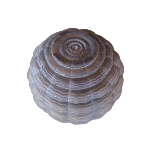 1930s Art Deco French Smoke Glass Vase, 1930s For Sale - Image 5 of 6