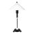 1980s Postmodern Black and White Table Lamp For Sale