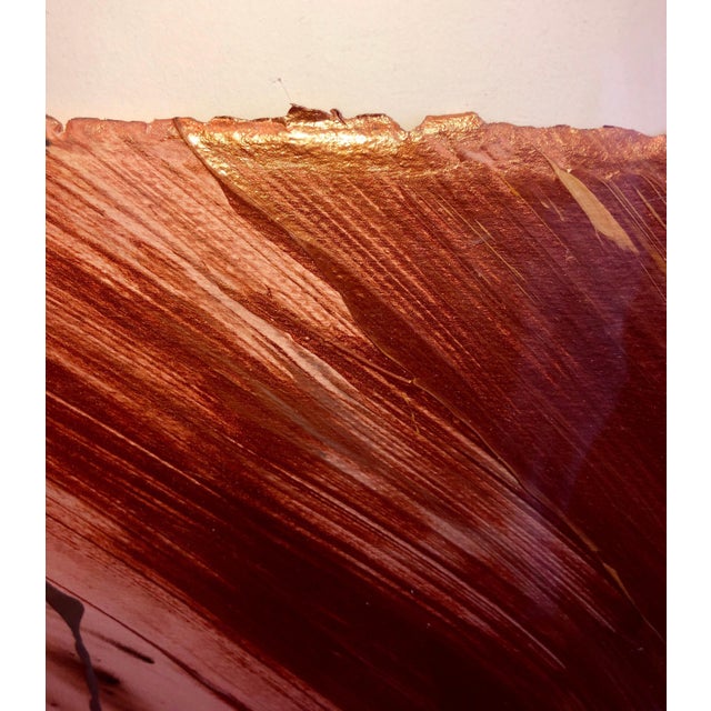 Francine Tint, Contemporary Gestural Abstraction Color Field Painting Woman Artist Metallic Art, 1987 For Sale - Image 15 of 15