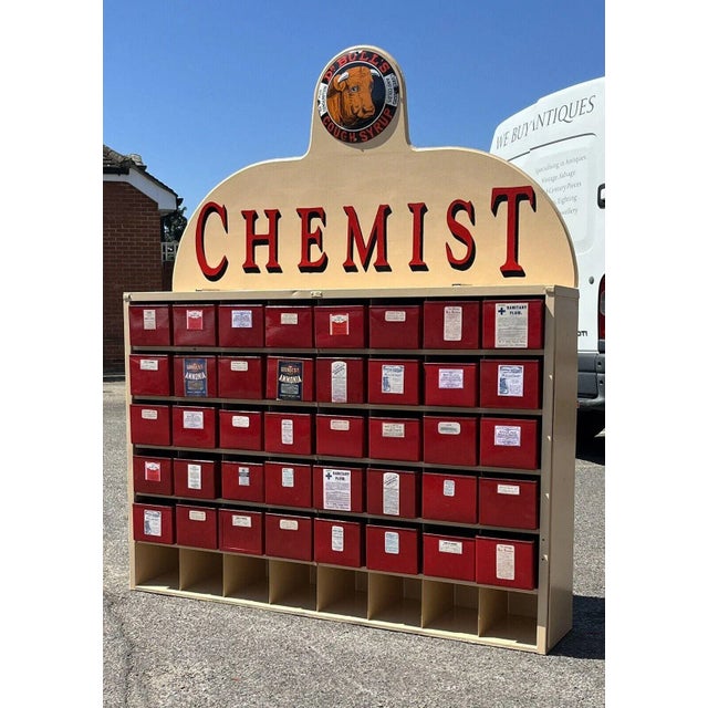 Chemists Drawer Cabinet in Metal For Sale - Image 13 of 13