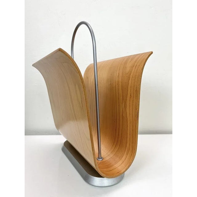 Mid-Century Modern Magazine Rack by Ligne Roset, France, 1970s For Sale - Image 6 of 11