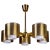 Brass Ceiling Lamp attributed to Holger Johansson, Sweden, 1960s For Sale - Image 11 of 11