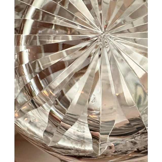 Traditional Waterford Crystal Decanter and Stopper Vintage Drogheda Pattern For Sale - Image 3 of 8