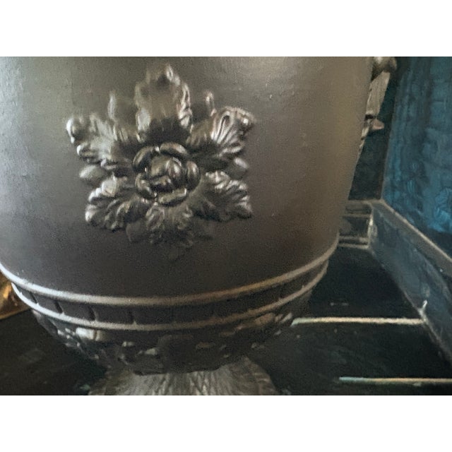 Late 19th Century Bassalt Horse Head Handled Urn For Sale - Image 10 of 15