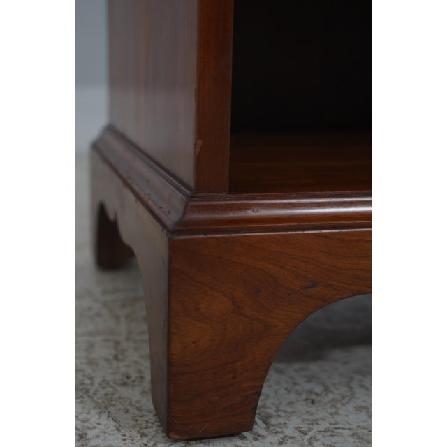 Brown Pair Stickley Cherry 1 Drawer Nightstands For Sale - Image 8 of 18