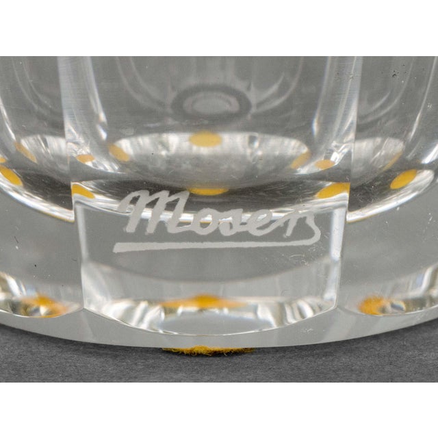 Moser "Diva" Oroplastic Cut Crystal Vase For Sale In New York - Image 6 of 7