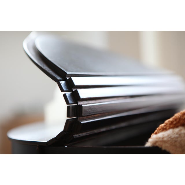 Wooden Holder Container by Luca Villa For Sale - Image 4 of 5