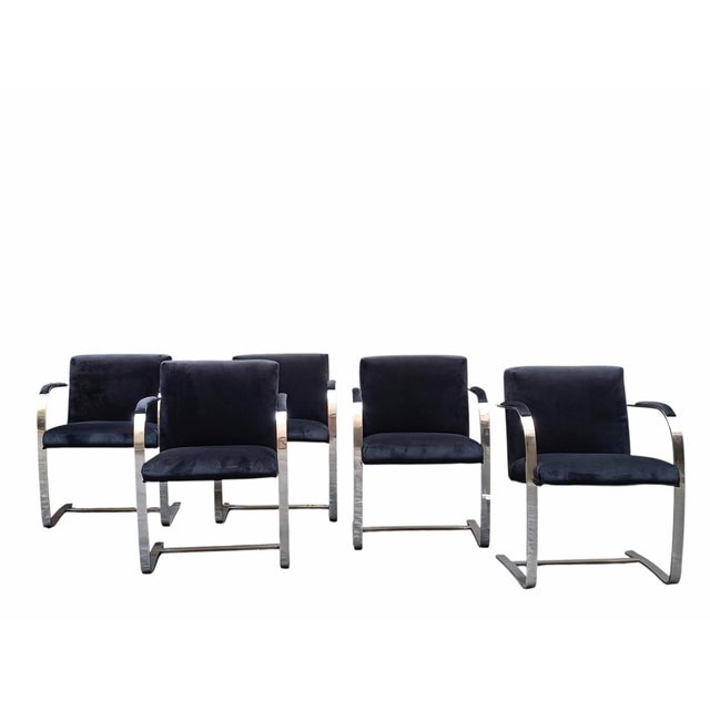 A stunning and extremely elegant set of ‘Brno’ cantilever chairs, a timeless icon of 20th-century design created by...