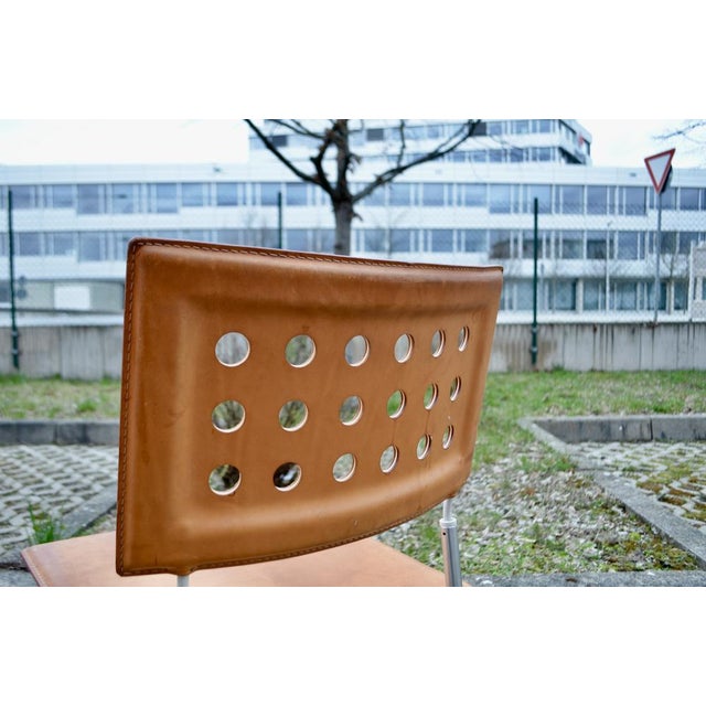 Dining Chair in Cognac Leather from Lapalma For Sale - Image 18 of 18