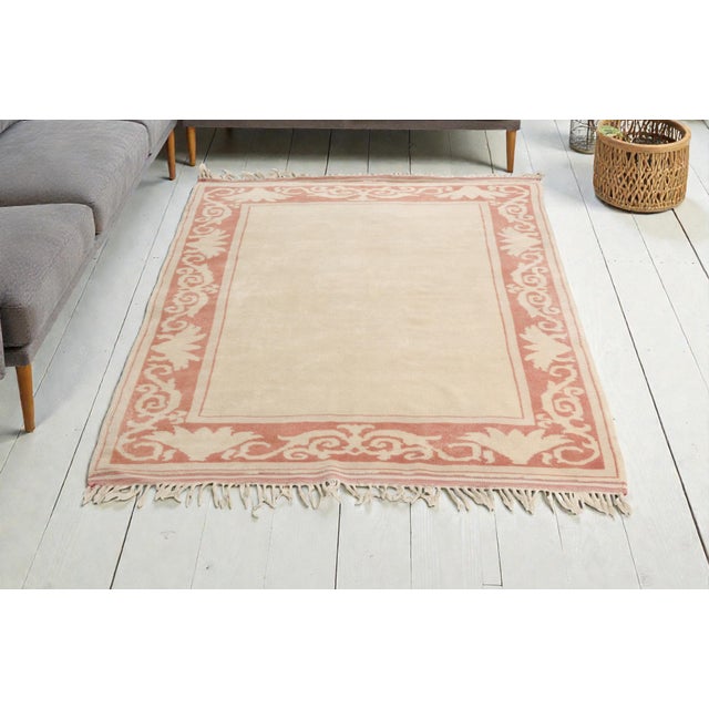 Oushak Vintage Anatolian Antique Rug For Sale - Image 6 of 10