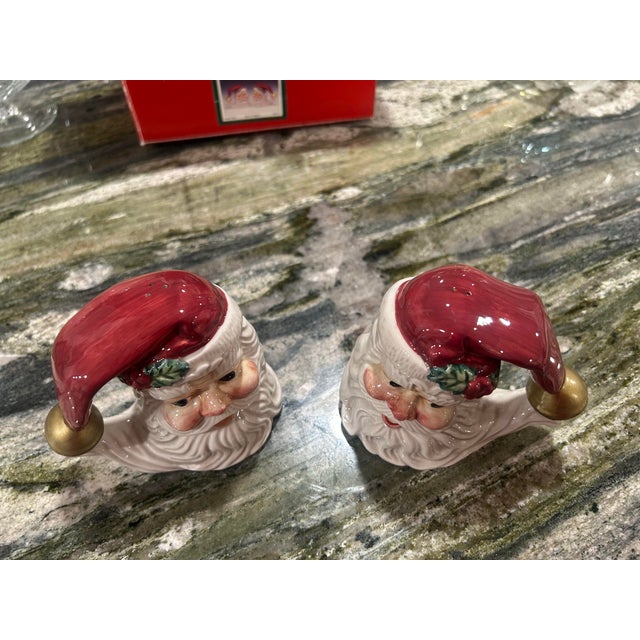 A sweet pair of vintage Fitz and Floyd Santa Claus salt & pepper shakers made in the early 1980’s. If you want it before...